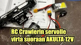 RC Crawleri - Virta suoraan akulta servolle tai vinssille - Kuinka tehdään?