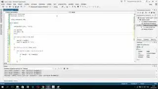 Самоучитель C++ (22 серия) Visual Studio, Итоги №3, Сортировка массивов и матриц