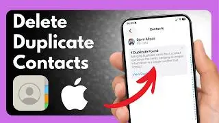 How to Delete Duplicate Contact on iPhone 