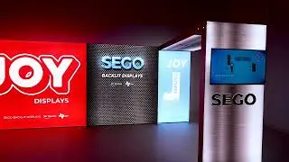 20 x 7.4 SEGO modular lightbox display Configuration C20