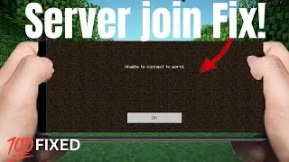 Minecraft PE Unable To Connect To World Fix (2026)