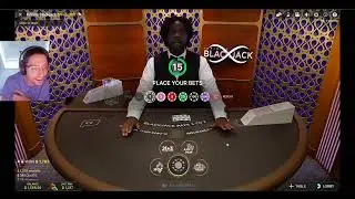 Blackjack suited-trips and Perfect Pair bet net $1,270 hand payout #blackjack