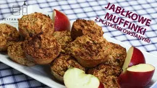 Jabłkowe muffinki z płatkami owsianymi