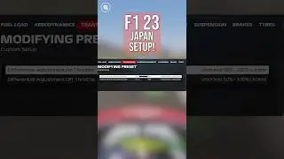 #F123 Japan Setup! 🏎️ #shorts
