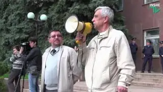 В Николаеве работники «Судостроительного завода им.61 коммунара» вышли пикетировать ОГА