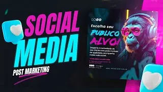 Como Criar arte para o Instagram no Photoshop | Social Media
