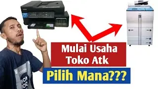 Pakai mesin foto copy besar atau pakai mesin printer? Buka usaha foto copy & atk pemula modal kecil