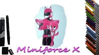 How to draw cartoon characters - Miniforce X