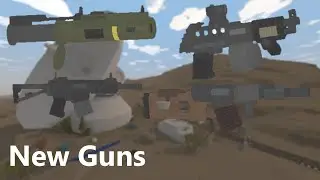 All New & Updated Weapons in Unturned Arid (new update)