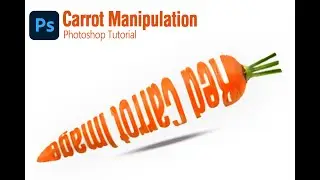 Carrot Text effect by photoshop manipulation #manipulation #photoediting