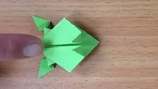Оригами лягушка