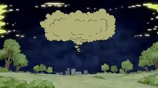 Muscle Man becomes a ghost