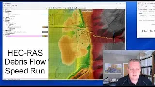HEC RAS Debris Flow Speed Run