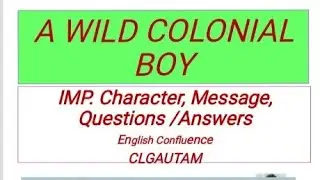 Wild Colonial Boy Imp. Questions and answers , Graduation students