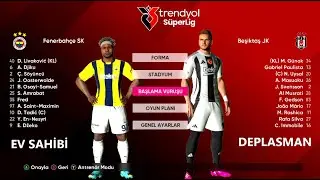 YAPAY ZEKA SİMÜLASYONLU DEV DERBİ // PES 2013 PGPATCH 2024-2025