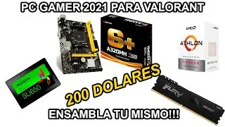 Ensamble  PC gamer  ULTRA BARATO !!! para jugar VALORANT paso a paso hazlo tu mismo !!!