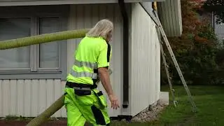 Säynätsalon puhallusvilla Oy - Yläpohjan eristäminen