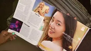 ASMR Finger Licking 👅 Page Turning With Page Squeezing (No Talking)