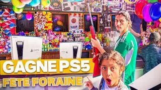 WE WIN A PS5 AT THE FUNFAIR? 😍💶 (Yassine too excited)