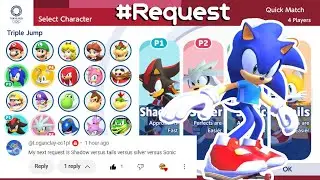 MARIO AND SONIC AT TOKYO 2020 | Gameplay (4 Players) | Shadow vs Sonic vs Silver vs Tails