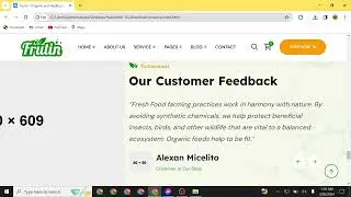 Food website  