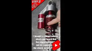 Cheap Coilover Shock: Piggyback 