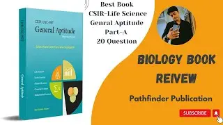Best Book For General Aptitude For CSIR NET/Pathfinder General Aptitude Book 📚