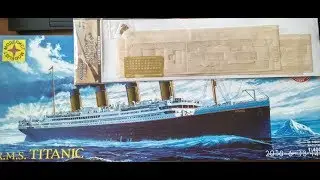 Обзор дополнение Titanic 1/400 WooD Hunter W40002с  деревянная палуба
