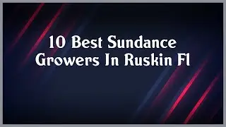 Top 10 Sundance Growers In Ruskin Fl