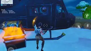 I finally found the helicopter in FORTNITE