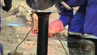чертеж винтовой сваи