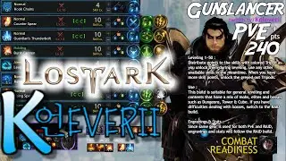 Lost Ark GUNLANCER PvE build for Leveling, Chaos Dungeon, Cube & Tower | Warlord
