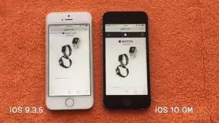 iOS 10 GM vs iOS 9.3.5