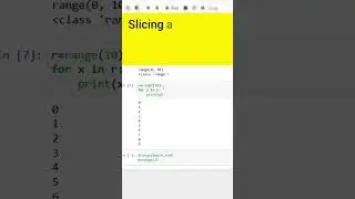 Range data type | Python case string l