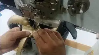 Boxing Safety Helmet manufacturing on Precious Rule Feed Machine For Best Quality stitching