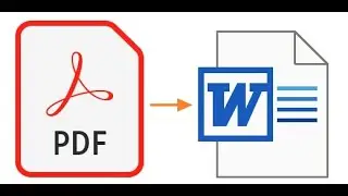 How to convert a PDF file to Word without any program 2021