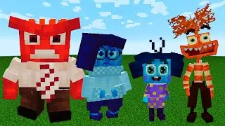 Inside Out 2 addon in Minecraft PE - NEW MOD MCPE