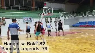 HANGOL SA BOLA VS PANGLAO LEGENDS!!! Last 2 Minutes of Thrilling Basketball Game!!!