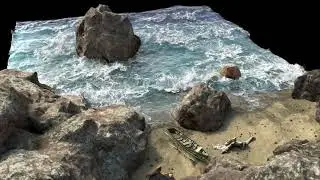 lonely beach with maya bifrost