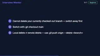 How to Delete a Git Branch (Safe vs Force)