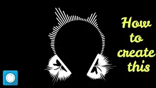 How to create Headphone Musical spectrum | Music Visualizer effects | Avee player editing