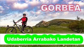 Udaberria Arrabako landetan. Gorbea Campas de Arraba en bicicleta