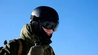 Военные развернули баннер на Саянах в поддержку спортсменов России на Олимпиаде