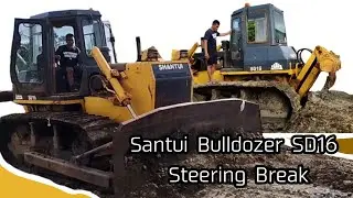 SHANTUI BULLDOZER SD16 | FIXING LEFT & RIGHT STEERING BREAK (PART 2)