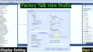 Factory talk view studio || FT View Studio || Rockwell SCADA || Display Setting