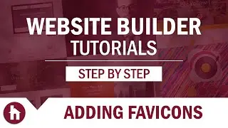 How do I change my Favicon in Website Builder?