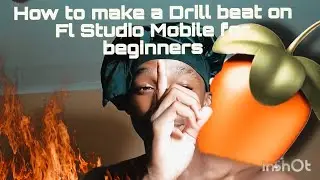 How To Make A Drill Beat for Beginners On Fl Studio mobile🔥🙀
