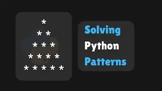 Python Pattern: Equilateral Triangle of Stars | VS Code