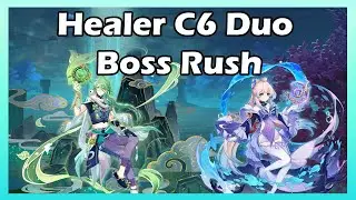 TWO C6 HEALERS: BAIZHU + KOKOMI VS. THE WORLD!! Genshin Impact