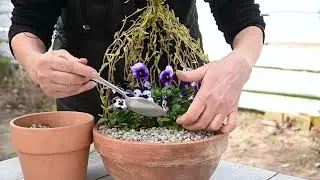 Easter grave decoration that you can easily create yourself | DIY tutorial
